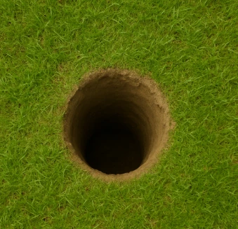 Post hole concrete planning