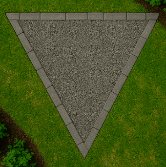 Triangular Class 5 gravel estimation reference